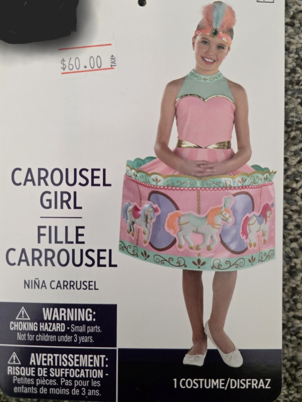 NWT Carousell Ballerina Girl 8-10